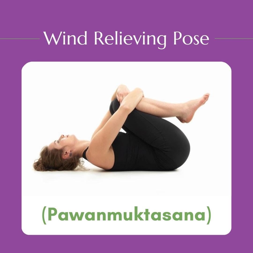 Man doing pawanmuktasana or Half wind release pose exercise. Flat vector  illustration isolated on white background 16138029 Vector Art at Vecteezy